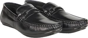 Mocasines Negros de Cuero Genuino, Suaves y Flexibles, para Hombre, Casuales, Formales, Cómodos, Zapatos de Oficina para Todas las Temporadas - Product Image 2