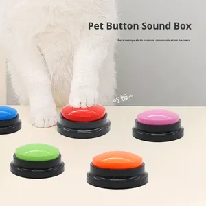Bouton <span class=keywords><strong>de</strong></span> communication en plastique pour animaux <span class=keywords><strong>de</strong></span> compagnie Jouet <span class=keywords><strong>de</strong></span> formation <span class=keywords><strong>Chien</strong></span> Boîte <span class=keywords><strong>de</strong></span> son avec enregistrement vocal - Product Image 1