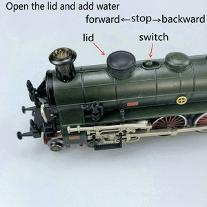 ชุดรถไฟของเล่นสำหรับเด็ก แบบไฟฟ้าพร้อมควัน สำหรับรถไฟจำลองจีน พร้อมรางรถไฟ ขนาดมาตรฐาน ของเล่นรถไฟโลหะ - Product Image 4