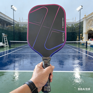 ¡Gran Oferta! Pala de Pickleball Profesional de Fibra de Carbono T700 RAW de 16 mm Termoformada con Núcleo de Panal Portátil, Certificada por la USAPA - Product Image 1