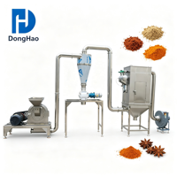 Machine industrielle de transformation du manioc, pulvérisateur en acier inoxydable pour la fabrication de poudre de chips de manioc