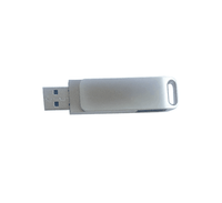 Clé USB Type-C en métal 1 Go 16 Go 32 Go 64 Go 128 Go 256 Go, clé USB OTG en métal 2.0 3.0 pour logo personnalisé
