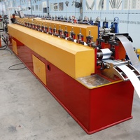 Mesin Pembentuk Gulungan Keel Bentuk Tidak Beraturan OEM ODM Non Stop, Lini Produksi Keel Logam Kustom untuk Profil Rangka Dinding dan Plafon