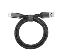 Kabel USB 3.2 10Gbps A ke C 3.1 3.2 Gen2 Transfer Data Kecepatan Tinggi 3A 60W QC 3.0 100W Pengisian Daya Nirkabel Cepat untuk SSD Hard Disk