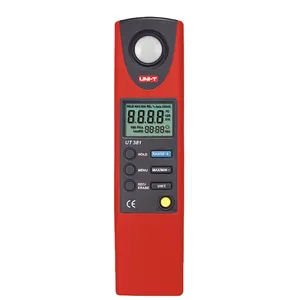 Medidor Digital de Lux UT381, iluminómetros, medición de datos, retención de rango automático, LUX/FC, fotómetro, luminómetro