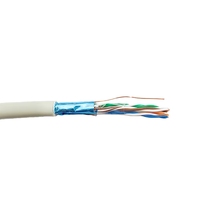 Cable de Red Ethernet Cat5e FTP 100% Probado en Fábrica, Cable RJ45 con Conductor de Cobre Puro de 26AWG, 0.5m, Paquete de 5