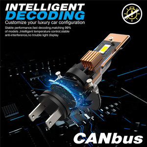 Lampadine per Fari ad Alta Potenza, Alta Qualità, Colore 6000K, Fascio Alto/Basso, Dimensioni Standard OEM, Chip 3570, Nuova Luce <span class=keywords><strong>Anteriore</strong></span> H1 H3 H11 60W Auto - Product Image 5