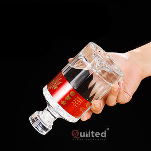 Bouteilles en verre vides pour spiritueux 500 ml, étiquette personnalisée, pour vin de fruits, whisky, vodka, gin, bouteilles de montagne, avec boîte - Product Image 5