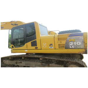 รถขุดไฮดรอลิกตีนตะขาบ Komatsu PC210-8 มือสองคุณภาพสูง น้ำหนัก 21 ตัน เครื่องจักรก่อสร้าง - Product Image 1
