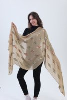 Nouvelle mode longue paillettes Hijab pour femmes musulmanes automne châles respirant Jacquard Viscose Modal Dubaï brillant coton écharpe