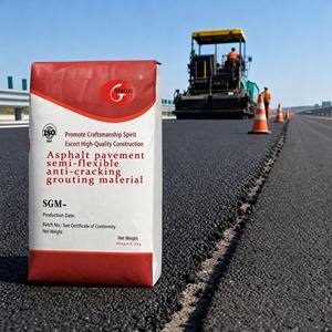 Materiale per Iniezione Semiflessibile per Pavimentazioni, Cemento ad Alta Resistenza Anti-Scivolo per Carichi Pesanti su Autostrade e Viali Urbani - Product Image 1