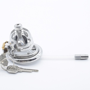 Juguetes Sexuales Pequeños FRRK, Jaula de Castidad Masculina de Acero Inoxidable, Candado de Bondage BDSM, Jaula Pequeña para Pene, Jaula Sexual BDSM Pequeña para Hombres - Product Image 3