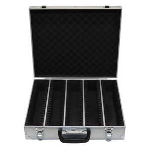 กล่องเก็บเหรียญอะลูมิเนียมพร้อมช่องใส่เหรียญ NGC ได้ 100 ชิ้น กล่องเก็บเหรียญ - Product Image 1