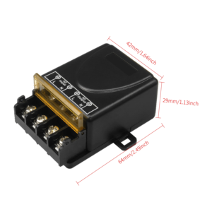 AC 220V 110V 30A 433Mhz Télécommande <span class=keywords><strong>Sans</strong></span> <span class=keywords><strong>Fil</strong></span> Commutateur Relais 1CH Récepteur Contrôleur et 2botton RF 433.92 Mhz Transmetteur - Product Image 4