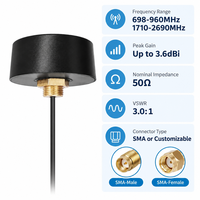 Antenne 4G LTE traversante pour armoire de distributeur automatique 48x22.3mm pour connecteurs mâle/femelle Plage de fréquences 698-2690MHz 3.6dBi