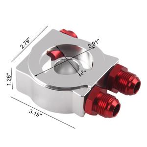 Accessoires de modification automobile : Adaptateur de refroidisseur d'huile simple AN0/AN8, disponible en plusieurs couleurs - Product Image 4