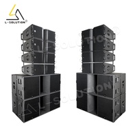Système de sonorisation L-solution Active Line Array (modèles K210-A & KS28-A) - 8+4 enceintes en bois 700W RMS portables et durables