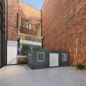 Casa Prefabricada de Diseño Chino JHCE, Contenedor Individual con Baño, Fácil de Transportar, Temporal, para Obras de Construcción - Product Image 1
