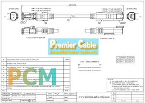 Câble d'extension étanche 2 broches Deutsch DT Series DT04-2P à DT06-2S, faisceau de câblage robuste 16AWG pour applications automobiles et marines - Product Image 5