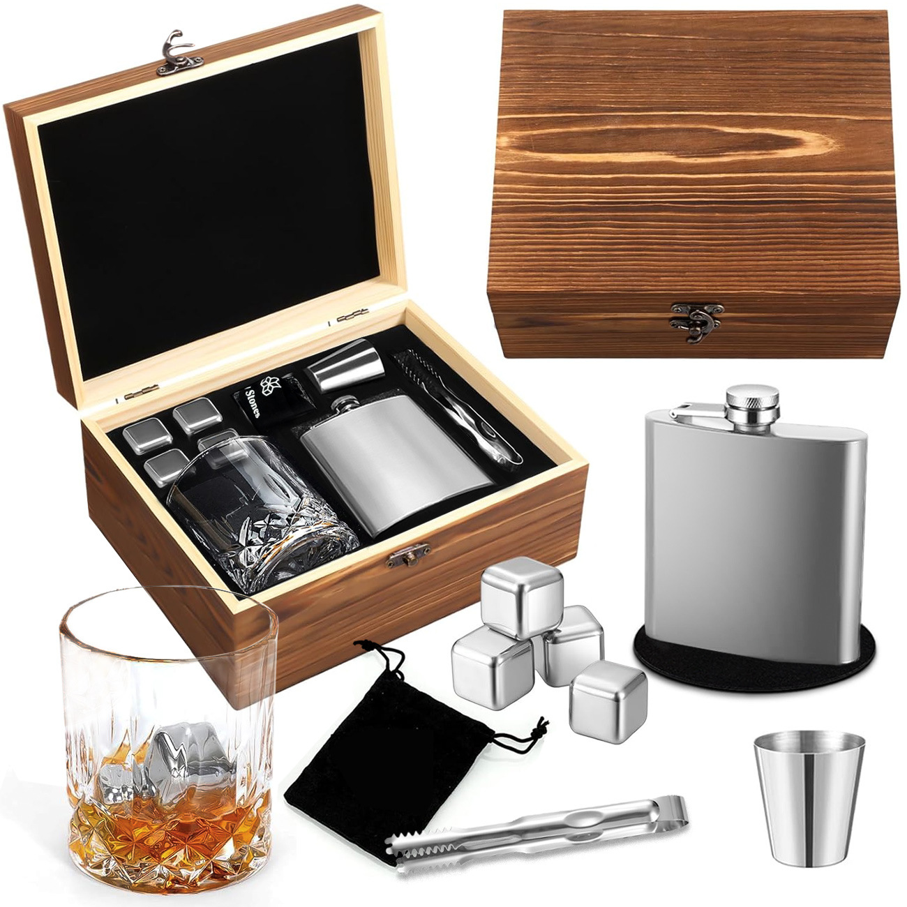 glaçon en acier inoxydable