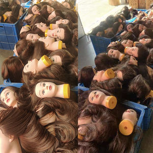 Tête <span class=keywords><strong>de</strong></span> mannequin asiatique pour l'entraînement aux <span class=keywords><strong>cheveux</strong></span> humains, tête <span class=keywords><strong>de</strong></span> mannequin à <span class=keywords><strong>cheveux</strong></span> courts avec <span class=keywords><strong>cheveux</strong></span> pour l'entraînement à l'enseignement et au coiffage - Product Image 6