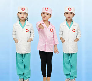 Kit Costume da Infermiera per Bambini Unisex in Poliestere, Abiti per Giochi di Ruolo con Camice da Laboratorio per Travestimenti e Cosplay - Product Image 1