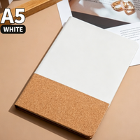 Carnet de notes A5 style professionnel avec logo personnalisé - Cadeau pour réunion annuelle d'entreprise, avantage pour les employés, design minimaliste