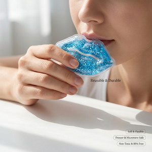 Customized Logo Print Reusable Lip <strong>Ice</strong> <strong>Pack</strong> Cool <strong>Ice</strong> <strong>Gel</strong> <strong>Pack</strong> - Product Image 2