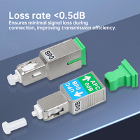 ZOERAX S9-SCUPCG-SCAPCM Singlemode Hybrid Optical Fiber Convertor SC/UPC Male to APC Female Adapter SM Fiber Optical Equipment