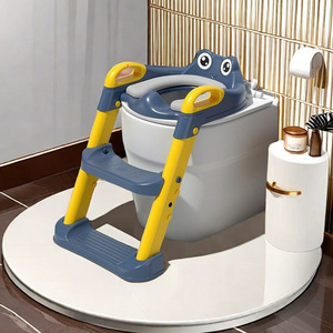 Tabouret de toilette à gradins <span class=keywords><strong>pour</strong></span> enfants avec anneau trapézoïdal coussin de siège de toilette auxiliaire <span class=keywords><strong>pour</strong></span> homme et femme bébé bain et fournitures de toilette - Product Image 2