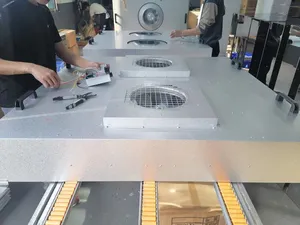 Unidad de filtro de ventilador de alta calidad, limpieza de habitación, Clase 100, fabricante de China