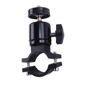 Support de fixation pour caméra GoPro <span class=keywords><strong>HERO</strong></span> et caméras d'action, adaptateur de tête sphérique pour guidon de vélo en alliage d'aluminium KALIOU X029, noir - Product Image 2