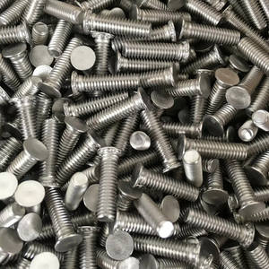 M8 M6 M10 x 8มม. 16มม. 20มม.-50มม. 18-8สแตนเลส FH <span class=keywords><strong>FHS</strong></span> fha หัวแบนด้วยตนเอง clinching แกนสายฟ้า <span class=keywords><strong>FHS</strong></span>-M2-8แผ่นหนา1มม. - Product Image 5