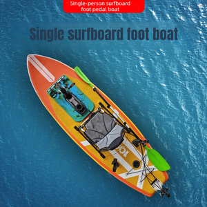 <span class=keywords><strong>Kayak</strong></span> Inflable Naranja con Sistema de <span class=keywords><strong>Pedales</strong></span> <span class=keywords><strong>para</strong></span> Pesca y Surf Individual - Product Image 1