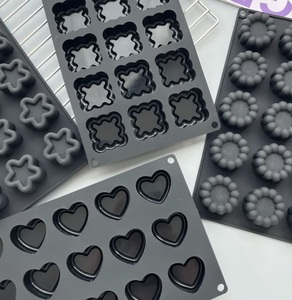 15-cavity oluk yıldız çikolata silikon kalıp kalp şekli mus çikolata buz küpleri şeker sabun kalıp çiçek şekli kek kalıp - Product Image 1