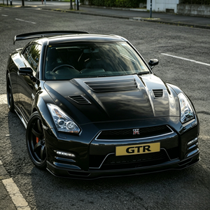 Vented Carbon Fiber Hood for Nissan GT-R R35 2008-2016 Lightweight Engine Cover <b>Bonnet</b> Revozport Style - Product Image 5
