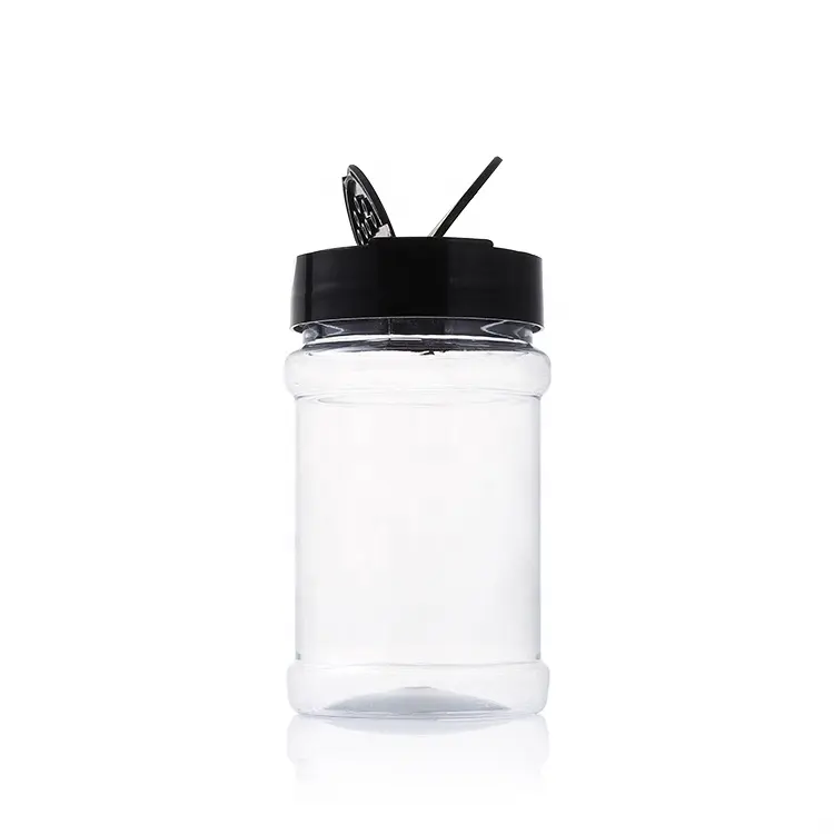 Custom Food Grade Huisdier Spice Jars Herb Spice Gereedschap Plastic Zout Shaker Spice Fles Plastic Zout Fles