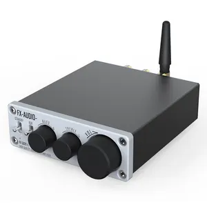FX אודיו בית סטריאו מגבר 2 ערוץ עם AUX/BT קלט App בקרת 75W * 2 Class D כוח Amp עבור רמקולי מדף ספרים