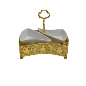 Mango De Vid De Metal, Olla De Azcar De Celosa De Cuatro Cuadrados, Reunin Familiar Usando - Product Image 2