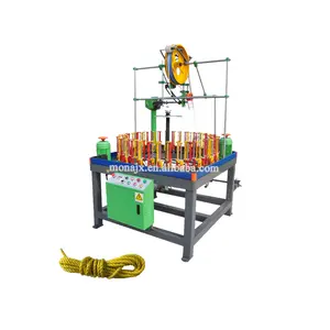 48 spindle making elastic cord|round ropes braiding machine price