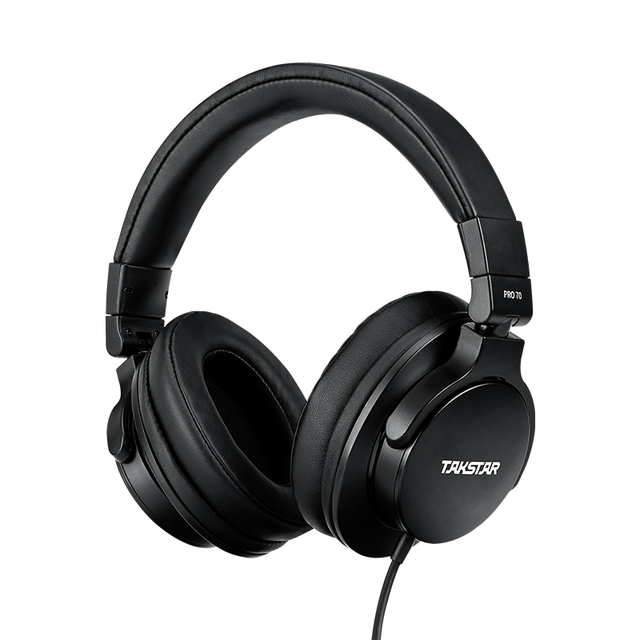 For Takstar PRO 70 Professional Studio DJ Headset 3.5mm Wired Earphone for Recording Monitoring Original Music Headphones
