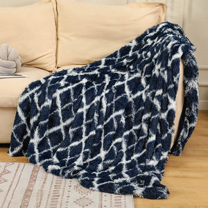 FF4777 maison salon décor confortable doux en peluche épaisse couverture chaude cadeau lit canapé canapé <span class=keywords><strong>Plaid</strong></span> floue moelleux jeter couverture - Product Image 2