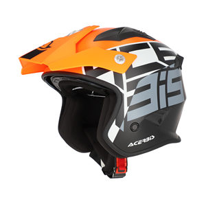 Casco Jet Acerbis Aria Sport Nero per Moto - Product Image 1