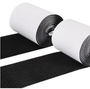 High Quality <b>Adhesive</b> Velcroes 100mm Wholesale Chinese Manufacturer <b>Adhesive</b> With <b>Adhesive</b> Fastener <b>Hook</b> and Loop Tape - Product Image 1