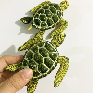Aimant de réfrigérateur personnalisé mignon Simulation tortue forme membres mobile peint réfrigérateur autocollants maison décoration quotidienne - Product Image 5