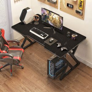 <b>Computer</b> <b>Desk</b> Modern Simple Home Office <b>Desk</b> Bedroom Gaming <b>Desk</b> Student <b>Desk</b> White X Frame Design - Product Image 4