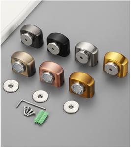 Butée de porte de sécurité en alliage de zinc, support de porte coulissante, butée de porte magnétique pour la maison, l'hôtel, la cuisine - Product Image 6