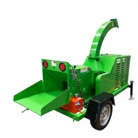 Broyeur de bois et de branches de jardin mobile de taille moyenne, moteur, capacité 6t/h, marque Xinzhuohui, double usage