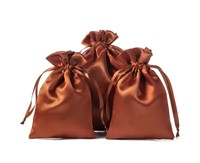 Sacs de rangement pour bijoux en satin pour femmes, taille personnalisée, colorés, à cordon, tendance, réutilisables, écologiques, de haute qualité, portables