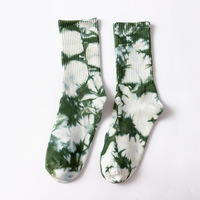 Fabricant Nouveau Design Mode Nouveauté Couleur Logo Personnalisé Chaussettes de Sport en Coton Teinté